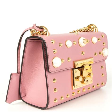 gucci padlock clutch baby pink|Gucci backpack padlock.